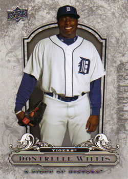 2008 Upper Deck A Piece of History #37 Dontrelle Willis Front