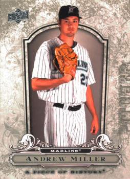2008 Upper Deck A Piece of History #39 Andrew Miller Front