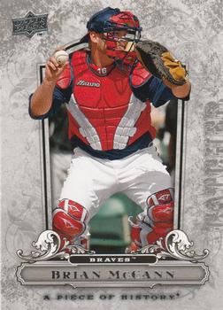 2008 Upper Deck A Piece of History #9 Brian McCann Front
