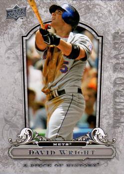 2008 Upper Deck A Piece of History #59 David Wright Front