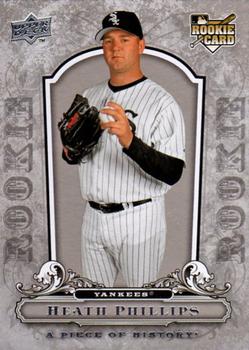 2008 Upper Deck A Piece of History #110 Heath Phillips Front