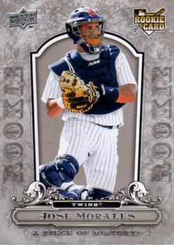 2008 Upper Deck A Piece of History #127 Jose Morales Front