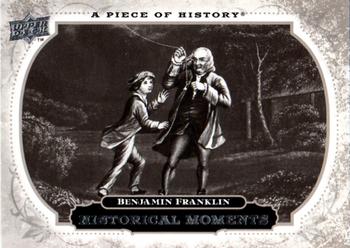 2008 Upper Deck A Piece of History #181 Benjamin Franklin Front