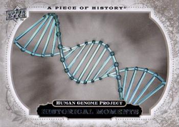 2008 Upper Deck A Piece of History #194 Human Genome Project Front
