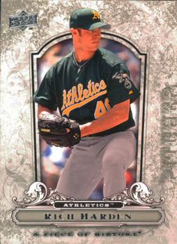 2008 Upper Deck A Piece of History #70 Rich Harden Front