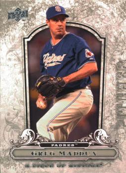2008 Upper Deck A Piece of History #79 Greg Maddux Front