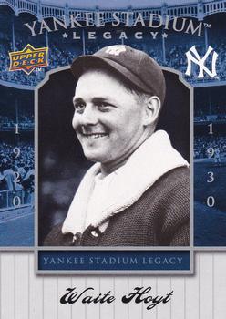 2008 Upper Deck Yankee Stadium Box Set #5 Waite Hoyt Front