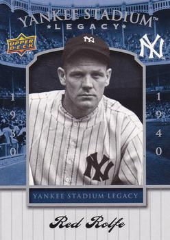 2008 Upper Deck Yankee Stadium Box Set #15 Red Rolfe Front