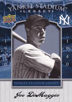 2008 Upper Deck Yankee Stadium Box Set #16 Joe DiMaggio Front
