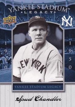 2008 Upper Deck Yankee Stadium Box Set #19 Spud Chandler Front