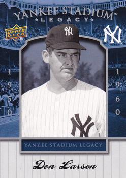 2008 Upper Deck Yankee Stadium Box Set #34 Don Larsen Front