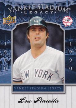 2008 Upper Deck Yankee Stadium Box Set #59 Lou Piniella Front