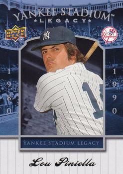 2008 Upper Deck Yankee Stadium Box Set #60 Lou Piniella Front