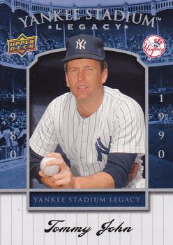 2008 Upper Deck Yankee Stadium Box Set #62 Tommy John Front