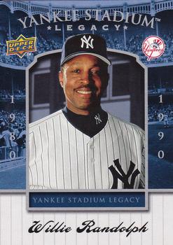 2008 Upper Deck Yankee Stadium Box Set #68 Willie Randolph Front