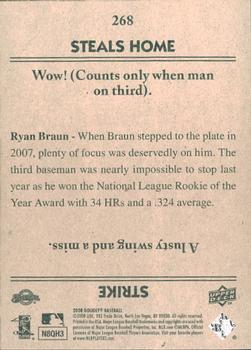 2008 Upper Deck Goudey #268 Ryan Braun Back