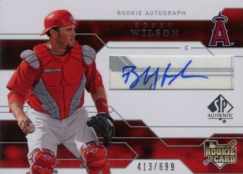 2008 SP Authentic #103 Bobby Wilson Front