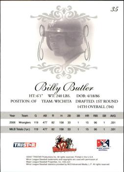 2007 TriStar Elegance #35 Billy Butler Back
