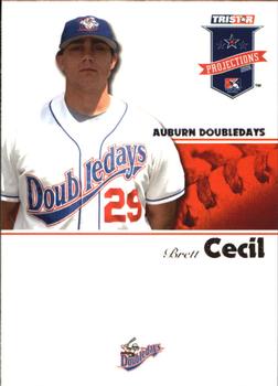 2008 TriStar PROjections #149 Brett Cecil Front