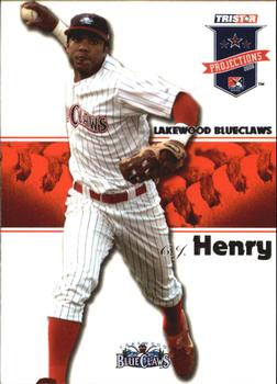 2008 TriStar PROjections #185 C.J. Henry Front
