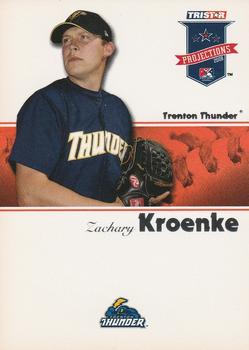 2008 TriStar PROjections #209 Zach Kroenke Front