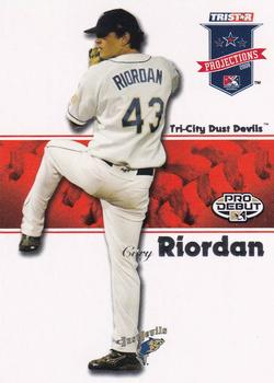2008 TriStar PROjections #305 Cory Riordan Front
