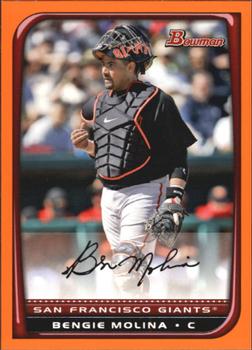 2008 Bowman - Orange #17 Bengie Molina Front