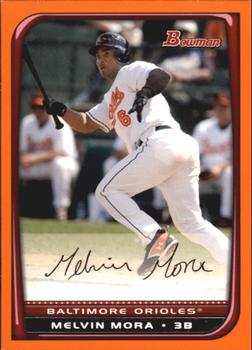 2008 Bowman - Orange #59 Melvin Mora Front