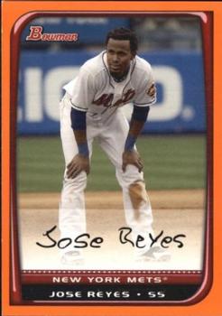 2008 Bowman - Orange #65 Jose Reyes Front