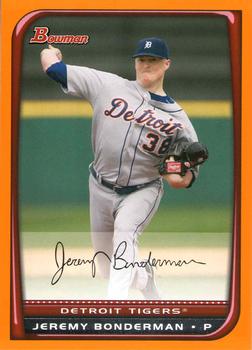 2008 Bowman - Orange #69 Jeremy Bonderman Front