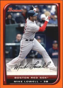 2008 Bowman - Orange #121 Mike Lowell Front