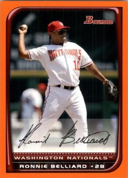 2008 Bowman - Orange #128 Ronnie Belliard Front