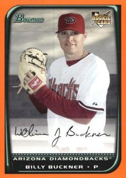 2008 Bowman - Orange #205 Billy Buckner Front