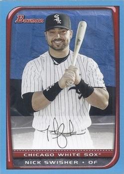 2008 Bowman - Blue #112 Nick Swisher Front