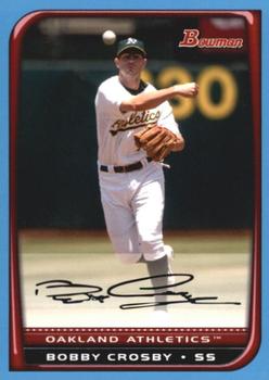 2008 Bowman - Blue #92 Bobby Crosby Front