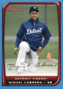 2008 Bowman - Blue #95 Miguel Cabrera Front