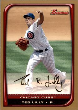 2008 Bowman - Gold #46 Ted Lilly Front