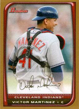 2008 Bowman - Gold #81 Victor Martinez Front