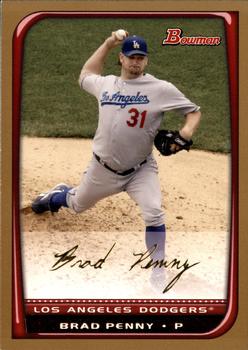 2008 Bowman - Gold #87 Brad Penny Front