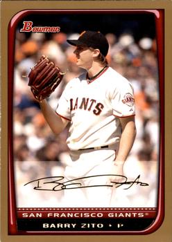 2008 Bowman - Gold #94 Barry Zito Front