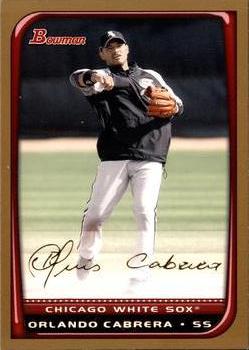 2008 Bowman - Gold #107 Orlando Cabrera Front