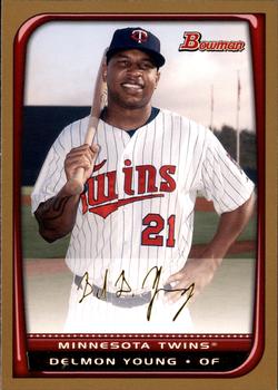 2008 Bowman - Gold #165 Delmon Young Front
