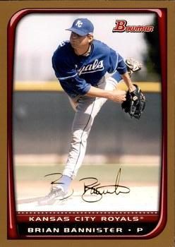 2008 Bowman - Gold #193 Brian Bannister Front