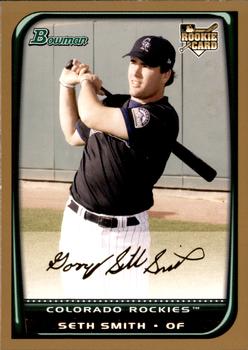 2008 Bowman - Gold #217 Seth Smith Front