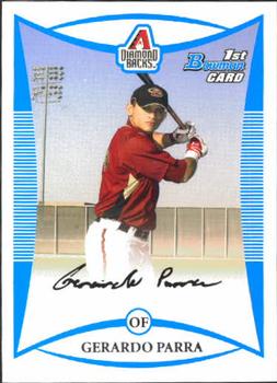 2008 Bowman - Prospects #BP18 Gerardo Parra Front