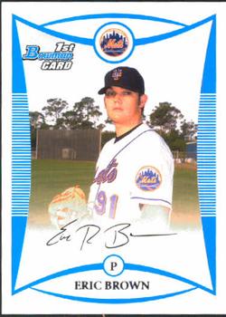 2008 Bowman - Prospects #BP39 Eric Brown Front