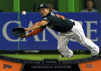 2013 Topps - Chase It Down #CD-15 Giancarlo Stanton Front