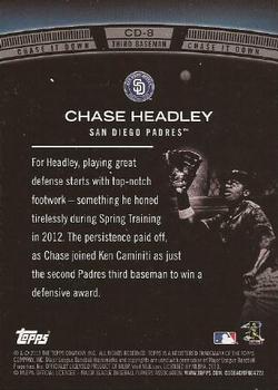 2013 Topps - Chase It Down #CD-8 Chase Headley Back