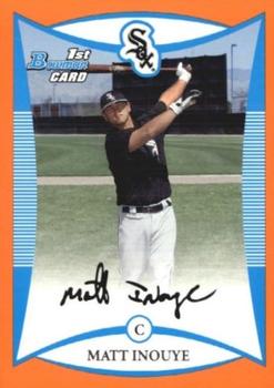 2008 Bowman - Prospects Orange #BP97 Matt Inouye Front