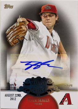 2013 Topps - Making Their Mark Autographs #MMA-TS Tyler Skaggs Front